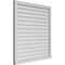 Ekena Millwork Vertical Surface Mount PVC Gable Vent w/ 2"W x 2"H , Brickmould Sill Frame, 40"W x 42"H GVPVE40X4203SN - alternate 2